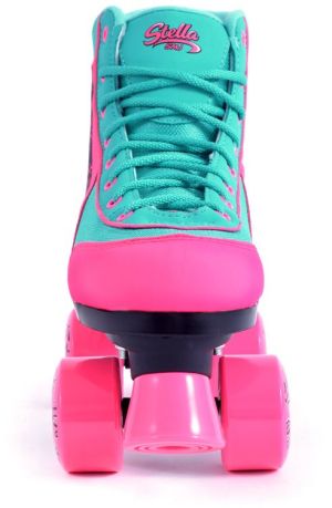 SMJ sport Wrotki STELLA różowo-turkusowe 4