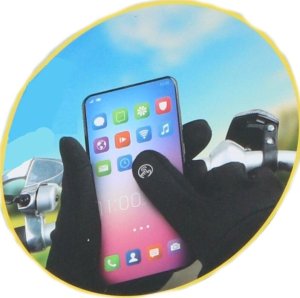 Dunlop RĘKAWICZKI ROWEROWE OCIEPLANE TOUCHSCREEN SENIOR R.XL DUNLOP 4