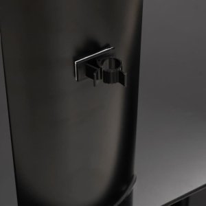 vidaXL Narożny stojak na TV 32-70 cali, 3-poziomowy, czarny 9