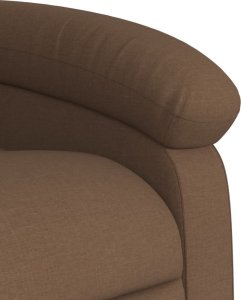 vidaXL Podnoszony fotel masujący, elektryczny, rozkładany, brązowy 11