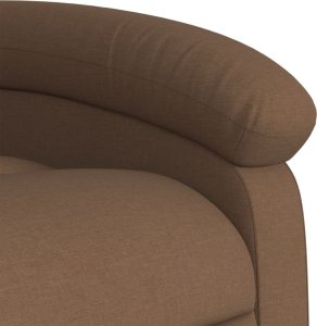 vidaXL Podnoszony fotel masujący, elektryczny, rozkładany, brązowy 10