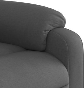 vidaXL Podnoszony fotel masujący, elektryczny, rozkładany, ciemnoszary 12