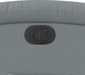 vidaXL Podnoszony fotel masujący, elektryczny, rozkładany, jasnoszary 12