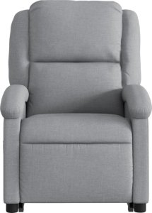 vidaXL Podnoszony fotel masujący, elektryczny, rozkładany, jasnoszary 9