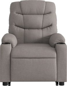 vidaXL Podnoszony fotel masujący, elektryczny, rozkładany, kolor taupe 9