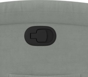 vidaXL Podnoszony fotel rozkładany, jasnoszary, aksamitny 12