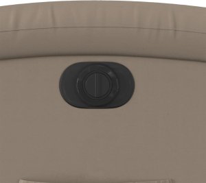 vidaXL Rozkładany fotel pionizujący, elektryczny, cappuccino, ekoskóra 12