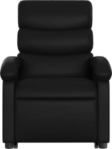 vidaXL Rozkładany fotel pionizujący, elektryczny, czarny, ekoskóra 8