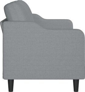 vidaXL Sofa 3-osobowa, jasnoszara, 180 cm, tapicerowana tkaniną 4