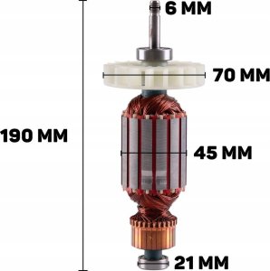 Glebogryzarka Geko Wirnik do elektrycznej glebogryzarki-kultywatora 45cm (1) 4
