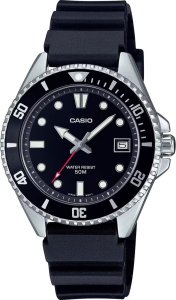 Zegarek Casio Zegarek marki Casio model MDV-10 kolor Czarny. Akcesoria męski. Sezon: Cały rok NoSize 1