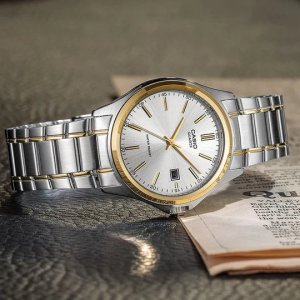 Zegarek Casio Zegarek marki Casio model MTP-1183G kolor Szary. Akcesoria męski. Sezon: Cały rok NoSize 2