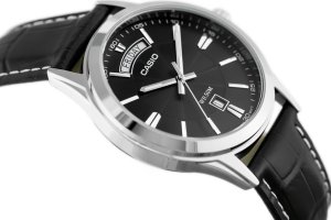 Zegarek Casio Zegarek marki Casio model MTP-1381L kolor Czarny. Akcesoria męski. Sezon: Cały rok NoSize 3