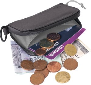 Lifeventure RFiD Coin Wallet, Recycled, Grey 4