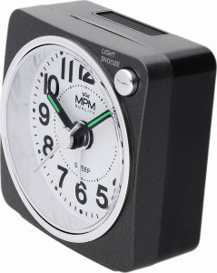 Zegarek MPM Budzik MPM C01.4323.90 czarny cichy mechanizm 5