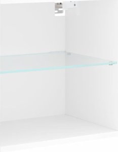 vidaXL 8-częściowy zestaw mebli TV z LED, biały 7