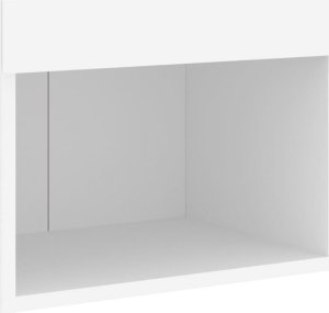 vidaXL 8-częściowy zestaw mebli TV z LED, biały 8