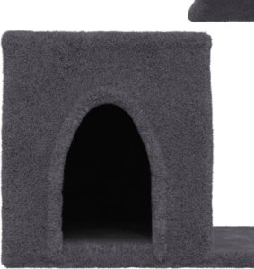 vidaXL Drapak dla kota ze słupkami sizalowymi, ciemnoszary, 50,5 cm 7