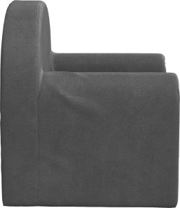 vidaXL Kanapa dla dziecka, antracytowa, miękki plusz 4