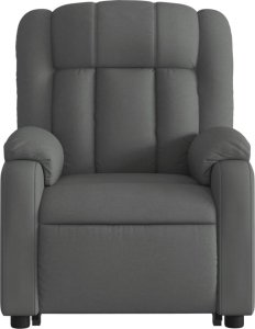 vidaXL Podnoszony fotel masujący, elektryczny, rozkładany, ciemnoszary 9