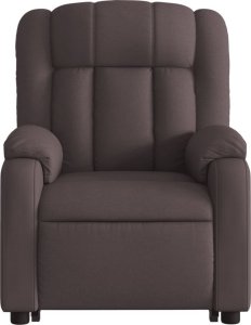 vidaXL Podnoszony fotel masujący, elektryczny, rozkładany, ciemny brąz 8