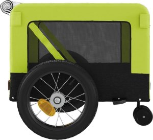 vidaXL Przyczepka rowerowa dla zwierząt, tkanina Oxford i żelazo 8