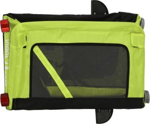 vidaXL Przyczepka rowerowa dla zwierząt, tkanina Oxford i żelazo 10