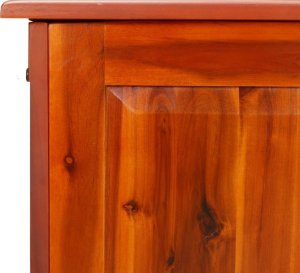 vidaXL Skrzynia z pokrywą, brązowa, lite drewno akacjowe 8