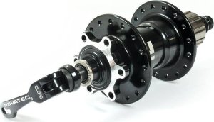 Novatec Piasta tylna Novatec NT-D042SB 32H 8/9/10 rz czarna 6 śrub 3