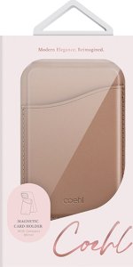 Podstawka Uniq UNIQ Coehl Esme magnetyczny portfel z lusterkiem i podpórką beżowy/dusty nude 5