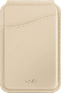 Podstawka Uniq UNIQ Coehl Esme magnetyczny portfel z lusterkiem i podpórką kremowy/cream 5