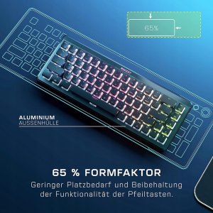 Klawiatura Roccat Roccat VULCAN II mini Air Gaming-Tastatur schwarz 2