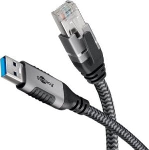 Kabel USB Goobay Kabel Ethernet USB-A do RJ45, 5 m 1