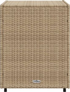 Szafa ogrodowa vidaXL Szafka ogrodowa, beżowa, 55x59x69 cm, polirattan 8