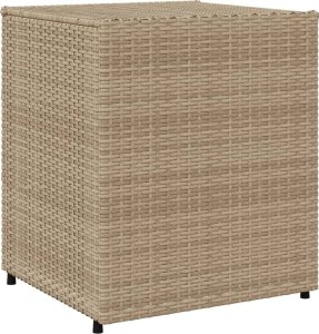 Szafa ogrodowa vidaXL Szafka ogrodowa, beżowa, 55x59x69 cm, polirattan 9