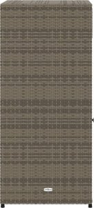 Szafa ogrodowa vidaXL Szafka ogrodowa, szara, 55x55x111 cm,polirattan 8