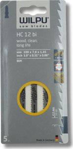 Wilpu Saws for wood, plastic (5 pcs.) HC 12 bi WILPU 1