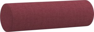 vidaXL vidaXL 2-osobowa sofa z poduszkami, winna czerwień, 140 cm, tkanina 6