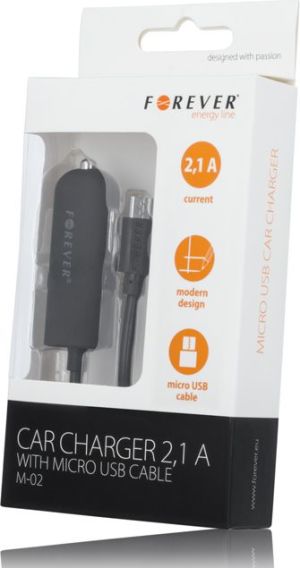 Ładowarka Forever M-02 Jednoczęściowa 2.1 A  (T_0014874) 2