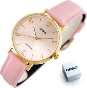 Zegarek Casio Zegarek marki Casio model LTP-VT01 kolor Różowy. Akcesoria damski. Sezon: Cały rok NoSize 9