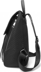 Plecak turystyczny Accessorize Me Pikowany Plecak Damski Czarny Nylon Flossy 4