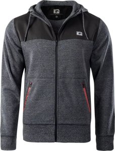 IQ Męska bluza IQ SARIN 11540-BLK ME/BLK/S O black melange/black/spicy orange rozmiar S 4