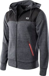 IQ Męska bluza IQ SARIN 11540-BLK ME/BLK/S O black melange/black/spicy orange rozmiar S 5