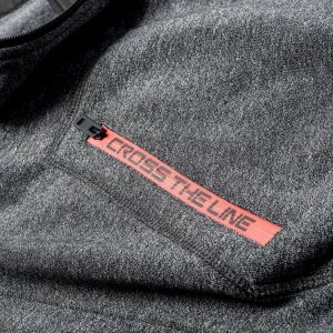 IQ Męska bluza IQ SARIN 11540-BLK ME/BLK/S O black melange/black/spicy orange rozmiar S 6