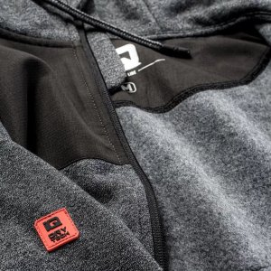 IQ Męska bluza IQ SARIN 11540-BLK ME/BLK/S O black melange/black/spicy orange rozmiar S 7