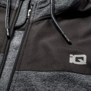 IQ Męska bluza IQ SARIN 11540-BLK ME/BLK/S O black melange/black/spicy orange rozmiar S 8