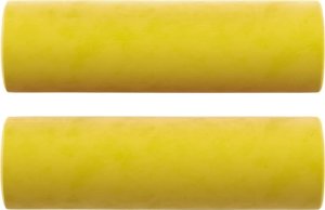 vidaXL 2-osobowa sofa z poduszkami, żółta, 120 cm, aksamit 5