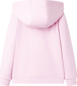 vidaXL Bluza dziecięca z kapturem, jasnoróżowa, 116 2