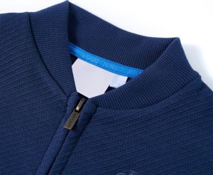 vidaXL Bluza dziecięca z zapięciem na suwak, granatowa, 92 3