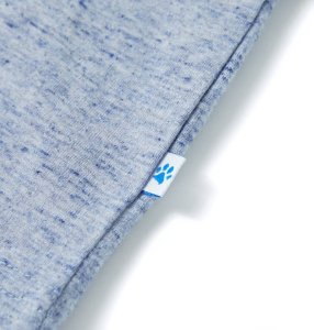 vidaXL Dziecięca koszulka bez rękawów, niebieski melanż, 128 5